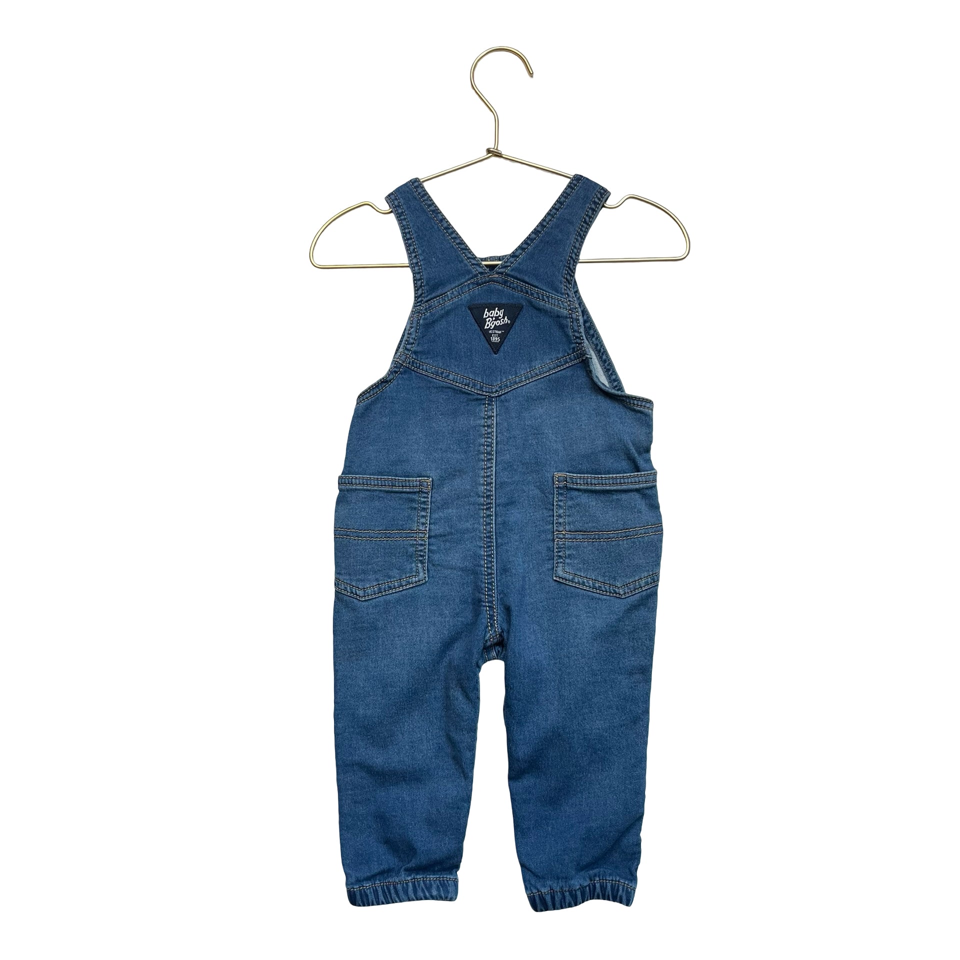 OshKosh Denim Overalls - Size 9 Mo