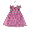 Hanna Andersson Pink Tulip Print & Tulle Dress - Size 3T