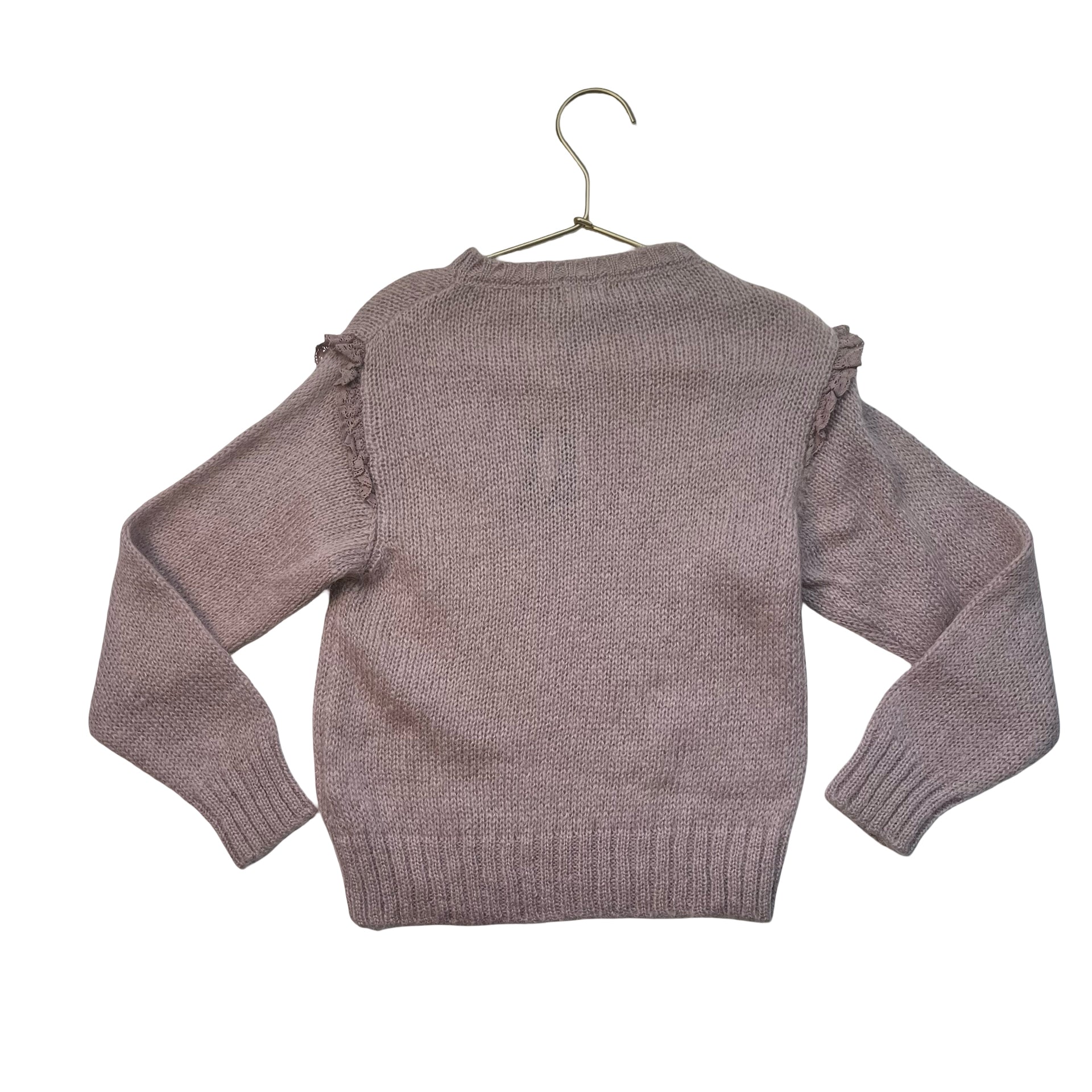 Tocoto Vintage Dusty Pink Mini Star Sweater - Size 4