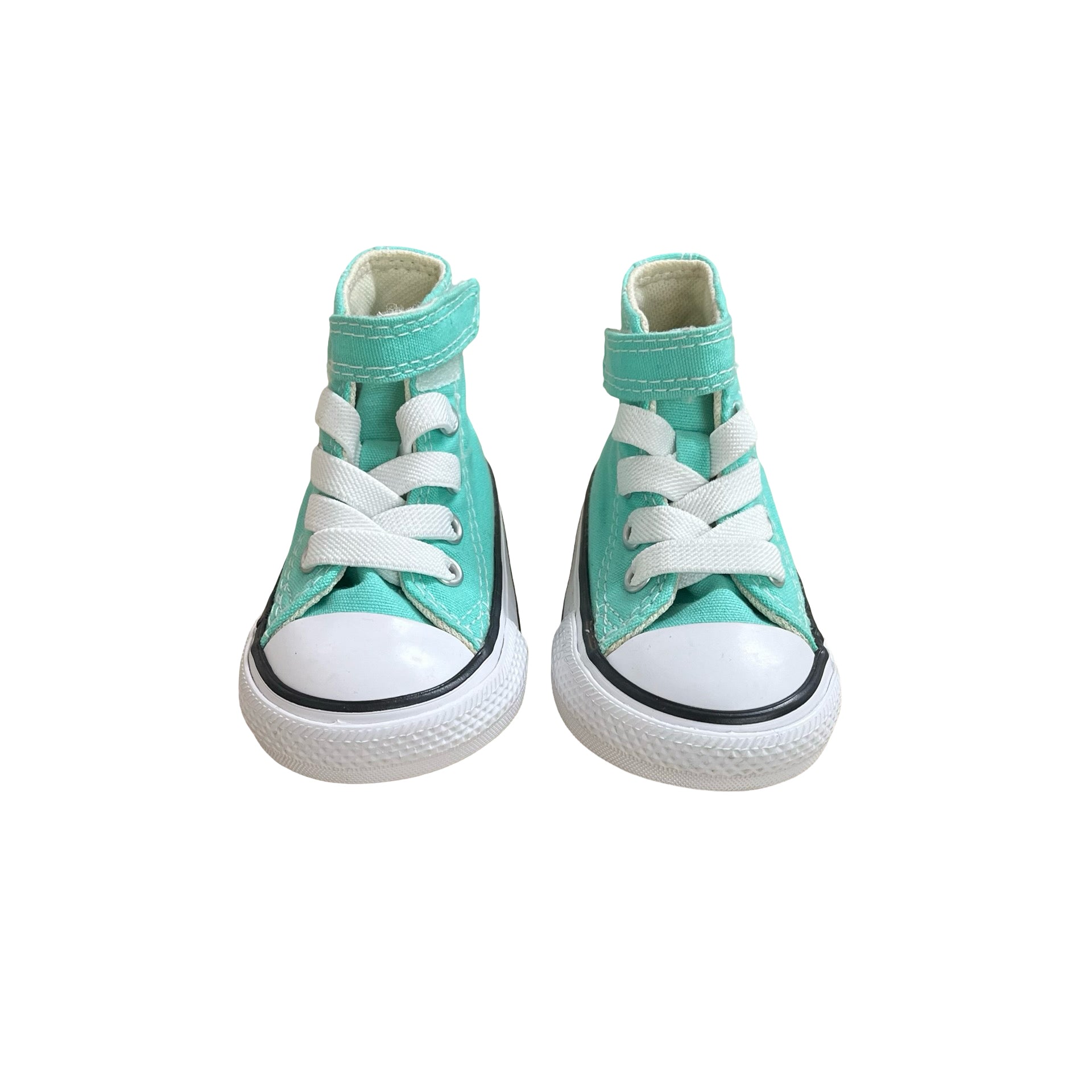 Converse All-Star Teal High Top Sneakers - Size 2