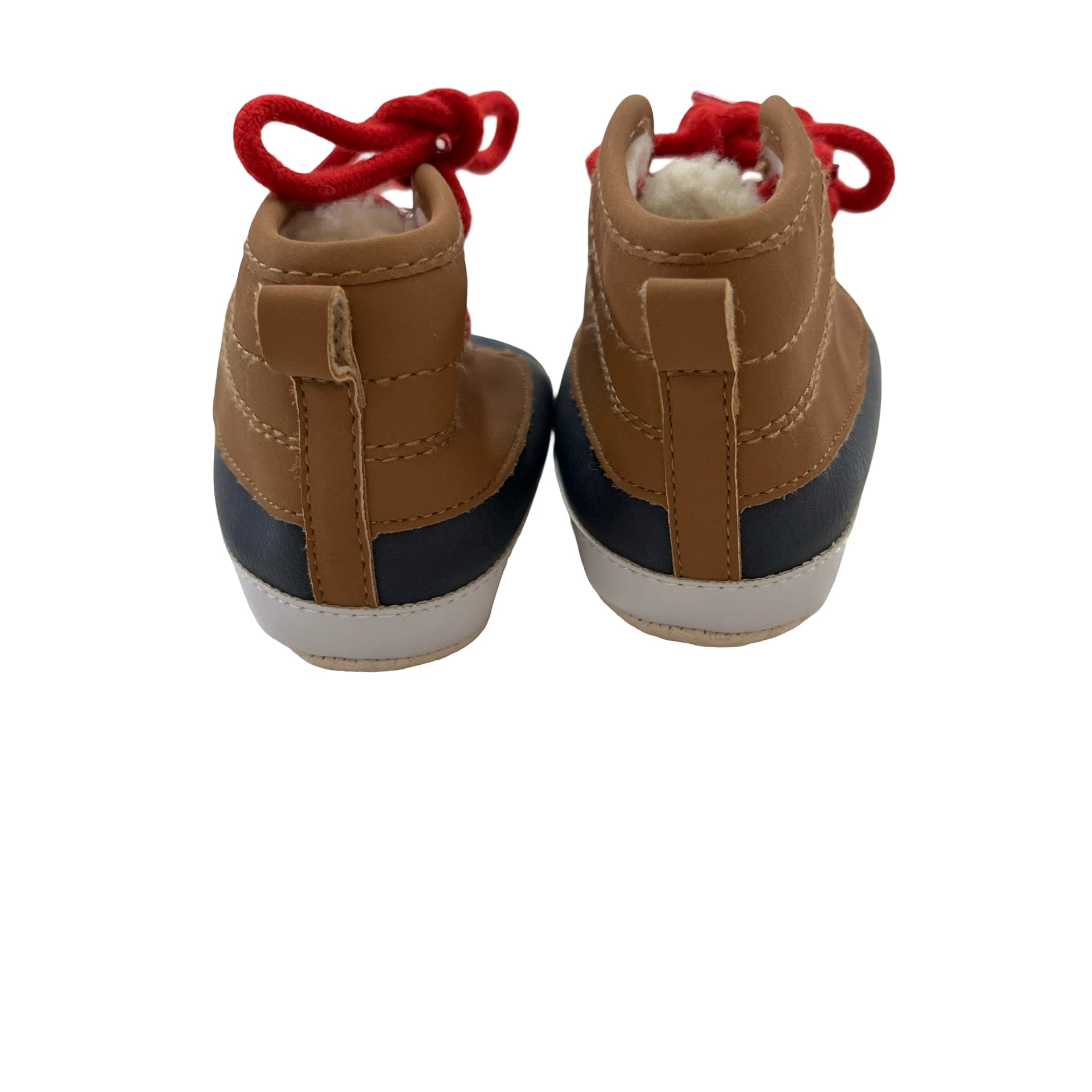 Baby Gap Sherpa-Lined Soft-Sole Duck Booties - Size 6-12 Mo