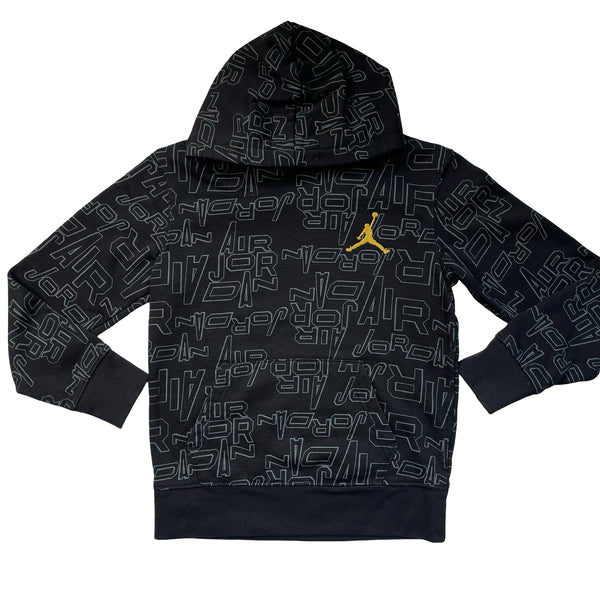 Nike Jordan Black Hooded Sweatshirt - Size S 8-10