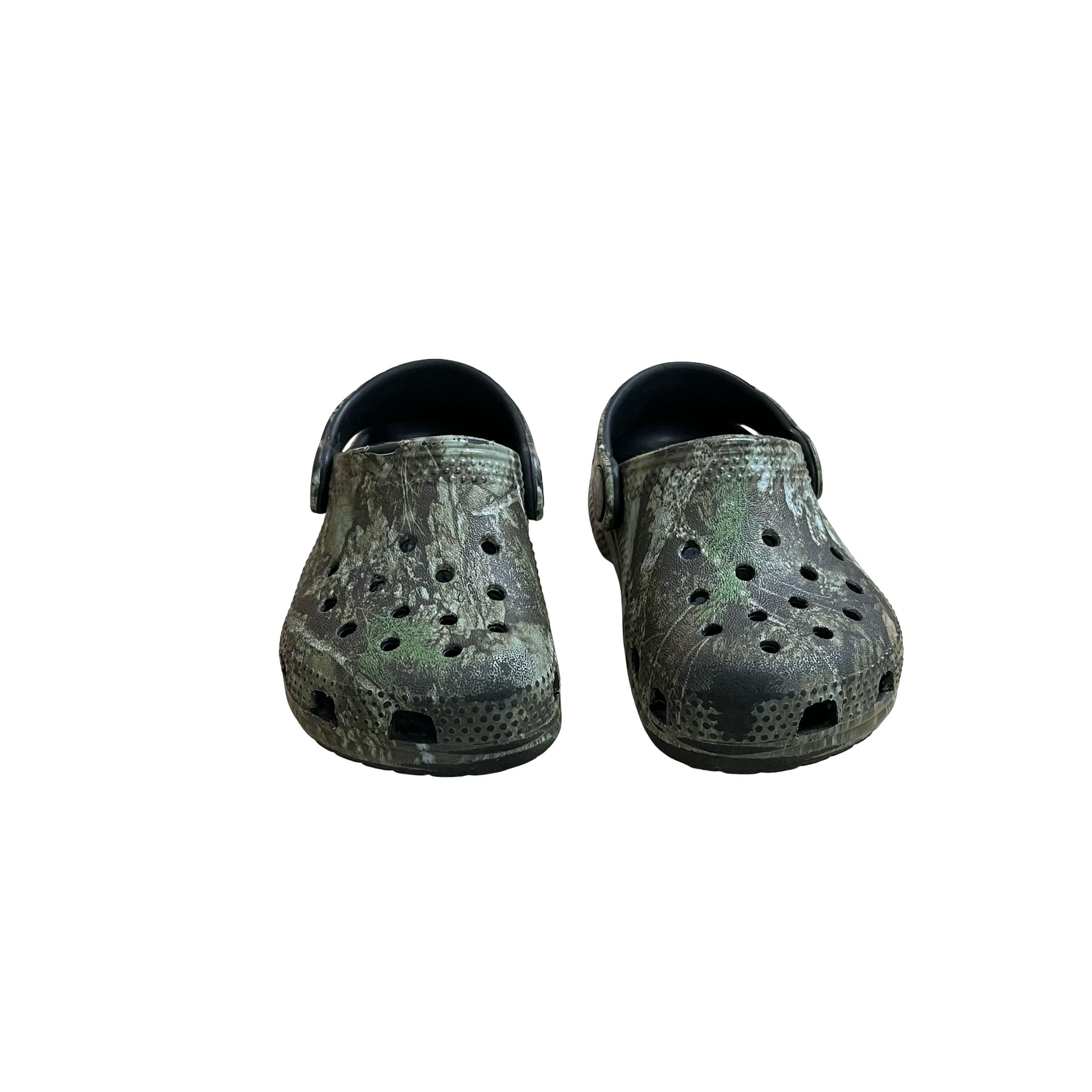 Crocs Green Field Camo Shoes - Size C6