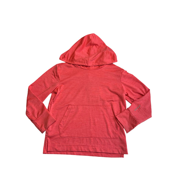 Primary Coral Hooded Athletic Shirt - Size 2-3