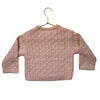 Zara Pink Cable-Knit Sweater - Size 1.5Y
