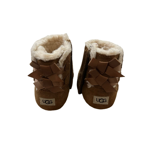 UGG Chestnut Bow Booties - Size 4-5