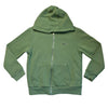 Lacoste Green Zip-Up Hooded Sweatshirt - Size 8