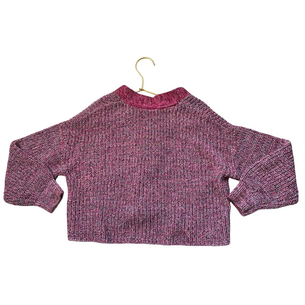 Gap Kids Pink Cotton V-Neck Cardigan Sweater - Size S 6-7