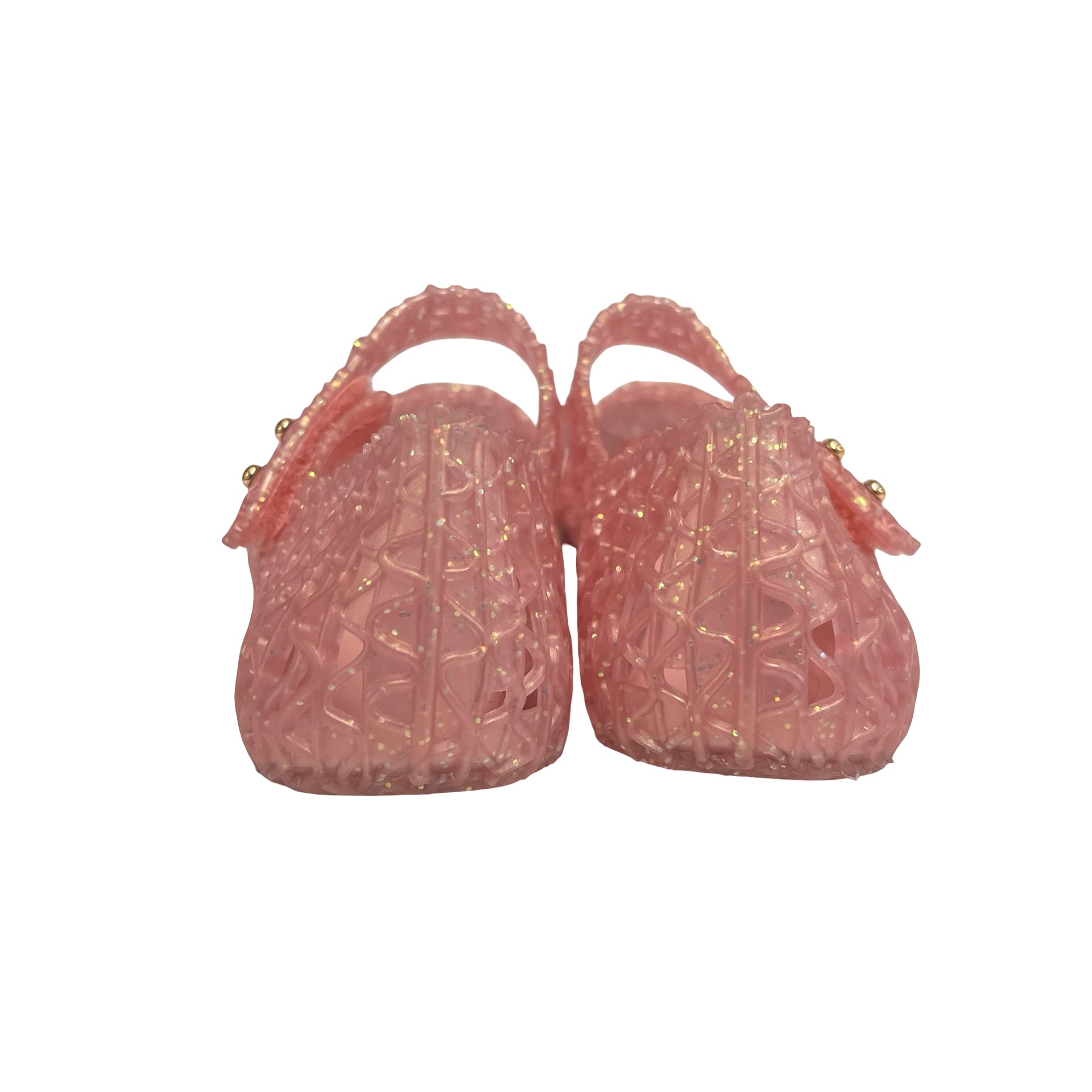 Mini Melissa x Campana Pink Jelly Mary Jane Shoes - Size 12