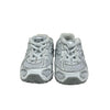 New Balance White & Silver Sneakers - Size 4