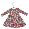 Angel Dear Ivory & Pink Flower Print Dress - Size 6-12 Mo