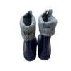 Stride Rite Navy Rain Boots, Removable Gray Lining - Size 9
