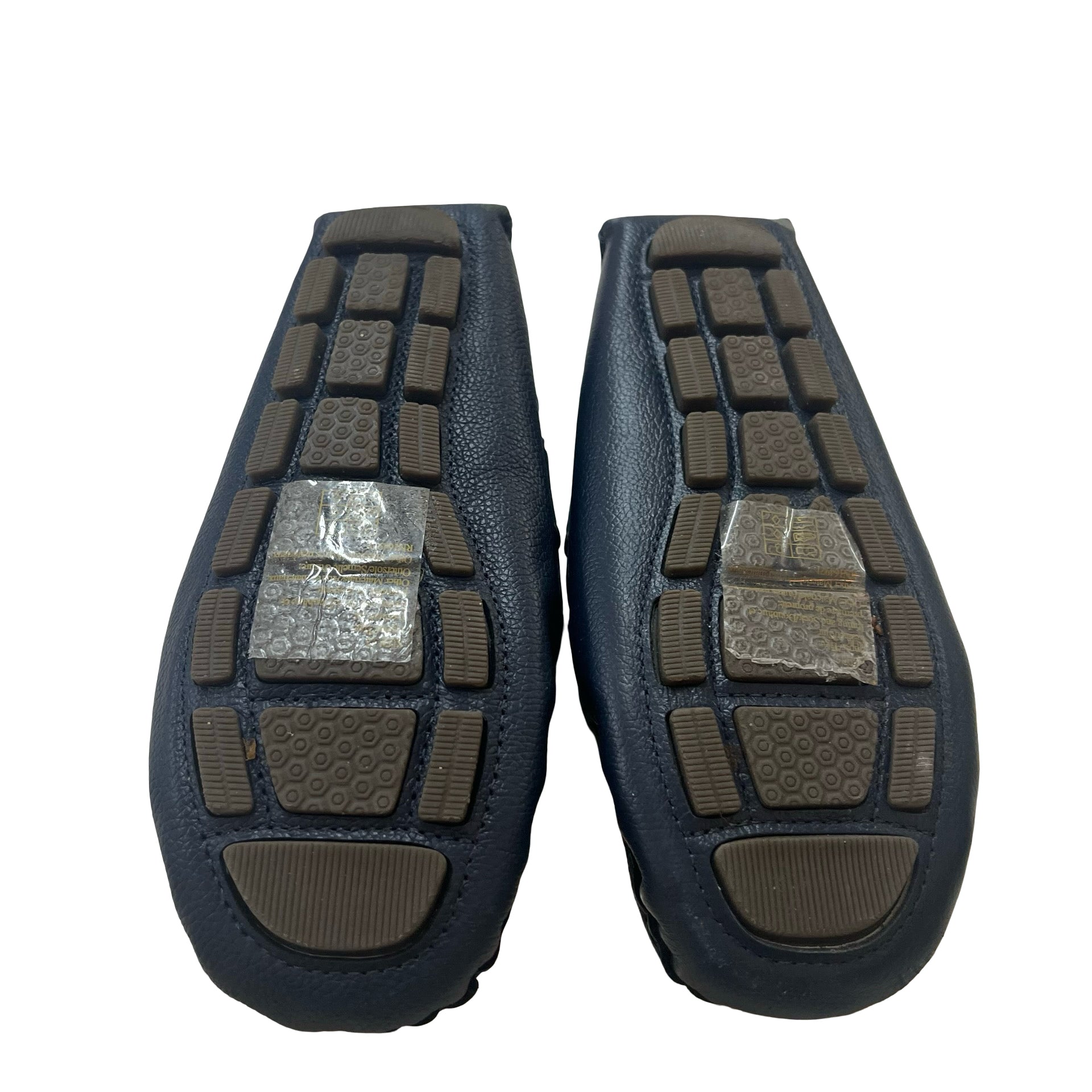Janie and Jack Navy Driving Loafers - Size 12