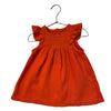 Tiny Tribe Orange Cotton Gauze Dress - Size 12-18 Mo