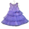 Badgley Mischka American Glamour Lavender Pleated Tulle Dress - Size 6X