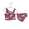 Hanna Andersson Purple Unicorn Print 2 Piece Swim Suit - Size 3T