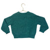 Cat & Jack Green Chenille Sweater - Size XS 4-5