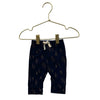 Baby Gap Navy Bolt Pattern Joggers - Size 0-3 Mo