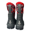 Bogs Gray & Red Pattern Boots - Size 7