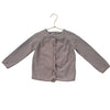 Jamie Kay Taupe Cotton Cardigan Sweater - Size 3Y