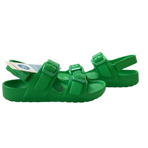 Cat & Jack Green Sandals with Tags - Size 12