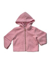 Janie and Jack Pink Hooded Boucle Jacket - Size 2T