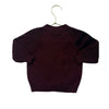 1 + in the family Burgundy Wool-Blend V-Neck Cardigan Sweater with Tags - 6 Mo