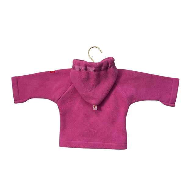Widgeon Polartec Pink Fleece Hooded Jacket - Size 3 Mo