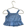Zara Light Wash Denim Top - Size 1.5Y