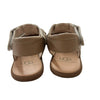 UGG Rowan Ivory & Tan Leather Closed-Toe Sandals - Size 6