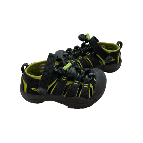 Keen Black & Neon Closed Toe Sandals - Size 8