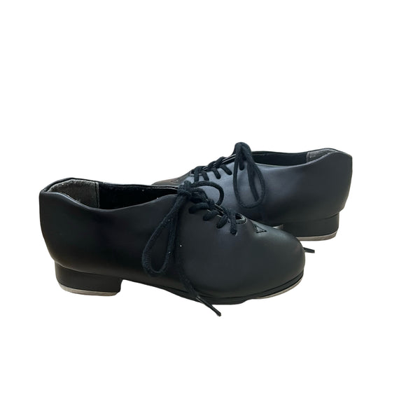 Capezio Black Lace Up Tap Shoes - Size 10W