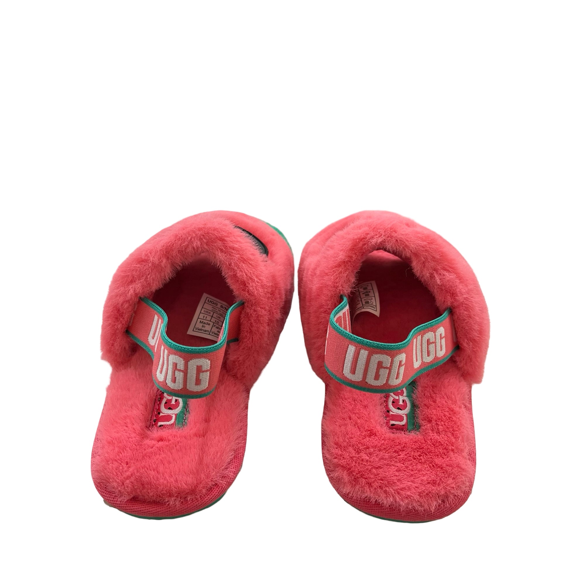 UGG Pink 'Fluff Yeah Watermelon Stuffie' Slide Slippers New in Box - Size 11