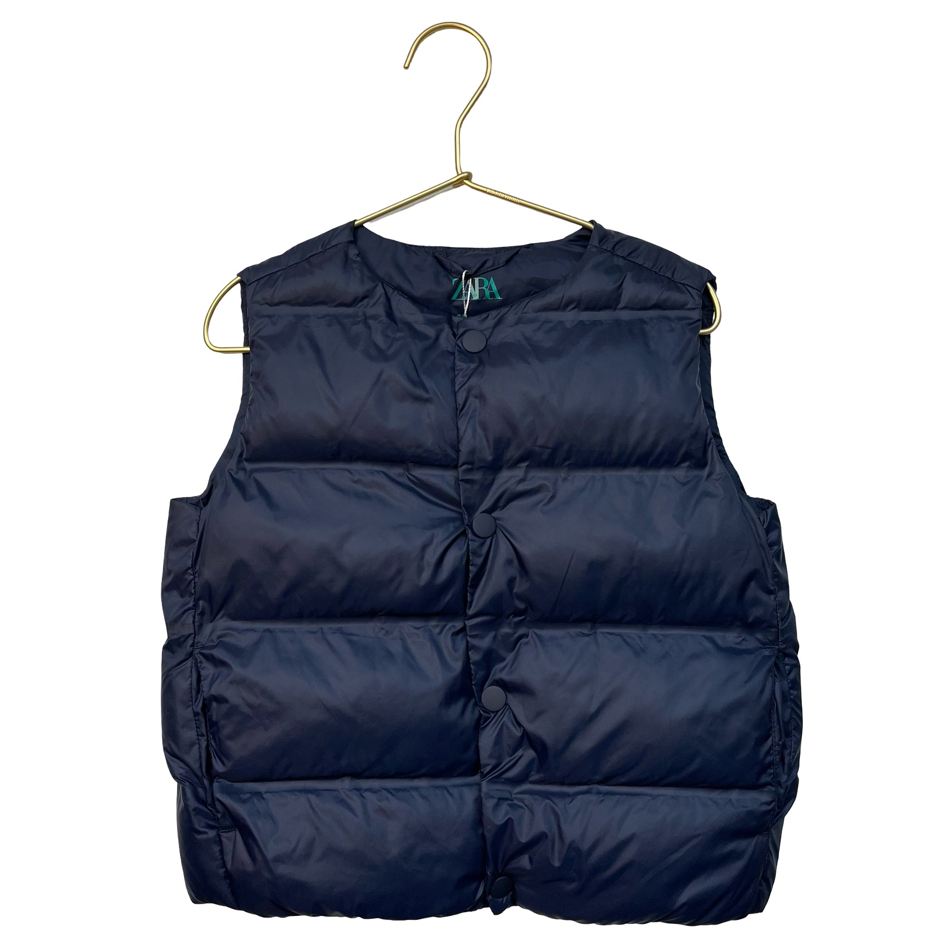 Zara Navy Puffer Vest - Size 2-3Y