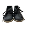 Children's Place Black Faux Leather Tie Ankle Boots - Size 5