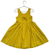Hanna Andersson Yellow Corn Print Dress- Size 5