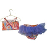 ILovePlum Colorful Swirl & Lavender Tulle 2 Piece Swim Suit - Size M 6