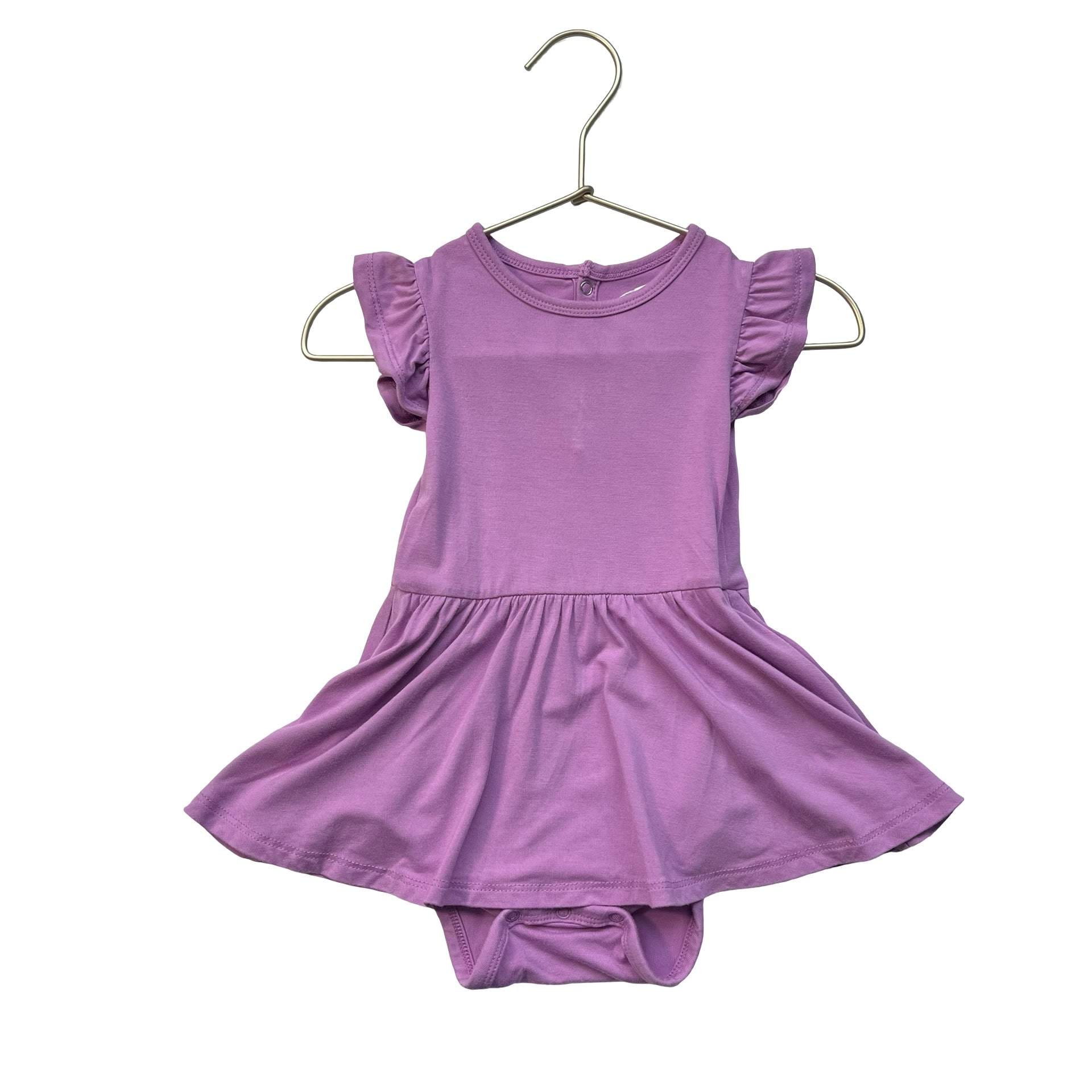 Kyte Lavender Bodysuit Dress - Size 12-18 Mo