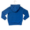 Lacoste Blue Zip-Up Hooded Sweatshirt - Size 8