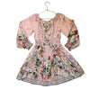 Milla by Camilla Pink Beaded Print Dress - Size 6