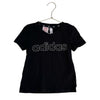 Adidas Black Brand Tee - Size 5-6