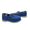 Janie and Jack Blue Leather Boat Shoes - Size 5
