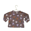 Zara Brown Dog Print Shirt - Size 2-3