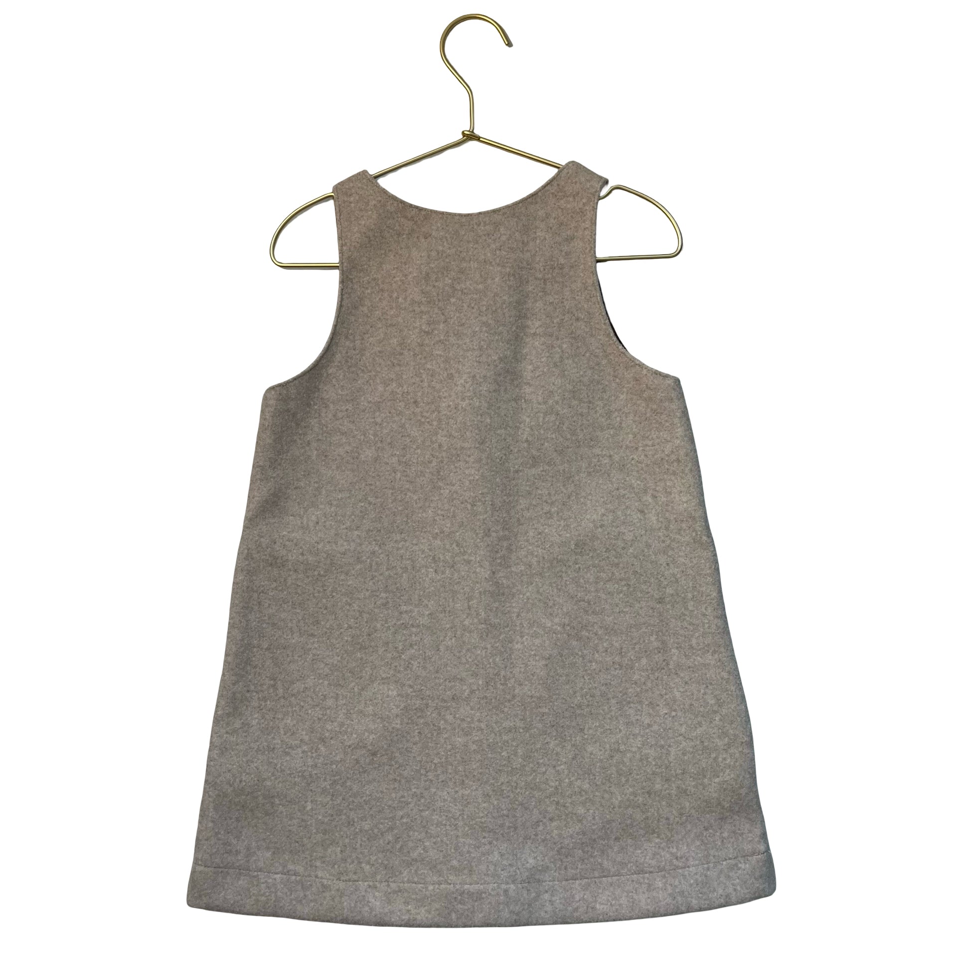 Zara Oatmeal Felt Dress - Size 5-6