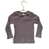 Easy Peasy Dusty Plum Ribbed Shirt - Size 18 Mo