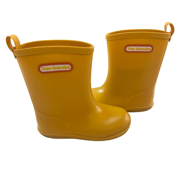 Tree Grandpa Yellow Rain Boots - Size 8 US (16)