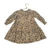 Deux Par Deux Tan Leopard Print Dress - Size 3