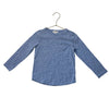 Crewcuts Heather Blue Heart Pocket Shirt - Size XXS 2-3