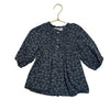 Zara Navy & Ivory Floral Dress - Size 18-24 Mo
