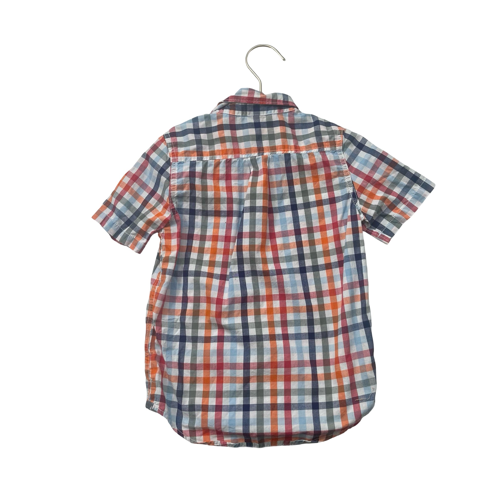 Baby Gap Multi-Color Check Button Down Shirt - Size 5
